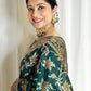 Kalini Floral Woven Design Banarasi Saree | Swadesiicart