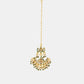 Ruby Raang Gold Polished Gold Kundan Maang Tikka | Swadesiicart