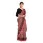 Exclusive Collection 100% Pure Cotton Mauve Tant Saree With Hand Weaving Work - Swadesiicart