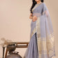 Shree Shyam Fashion Seoul Grey Organza Saree