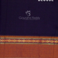 Kalanetha Dark Brinjal Coloured Pure Narayanpet Cotton Saree By Gayathri Reddy Designer Studio | Swadesiicart