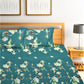 Home Sizzler Unisex Green Bedsheets - Swadesiicart