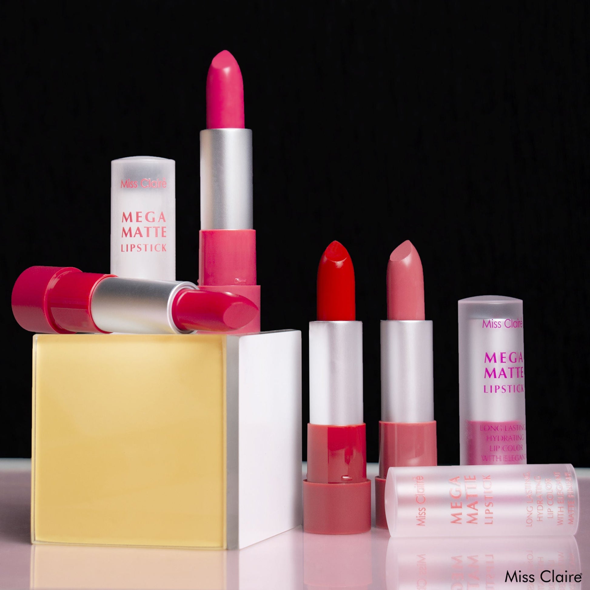 Miss Claire Mega Matte Lipstick - 9 | Swadesiicart