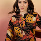 Anouk Floral Printed Mandarin Collar Straight Kurta - Swadesiicart