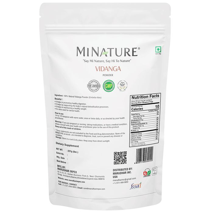 Minature Vidanga Powder | Swadesiicart