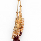 New Stylish Ethnic Partywear Maroon Hoops Kundan Earrings for Womens by House of Ree | Swadesiicart