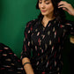 Sangria Abstract Printed Pure Cotton Straight Kurta - Swadesiicart