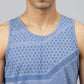Alcis Men Heather Anti-Static Slim-Fit Swadesiicartnce Running Singlet | Swadesiicart