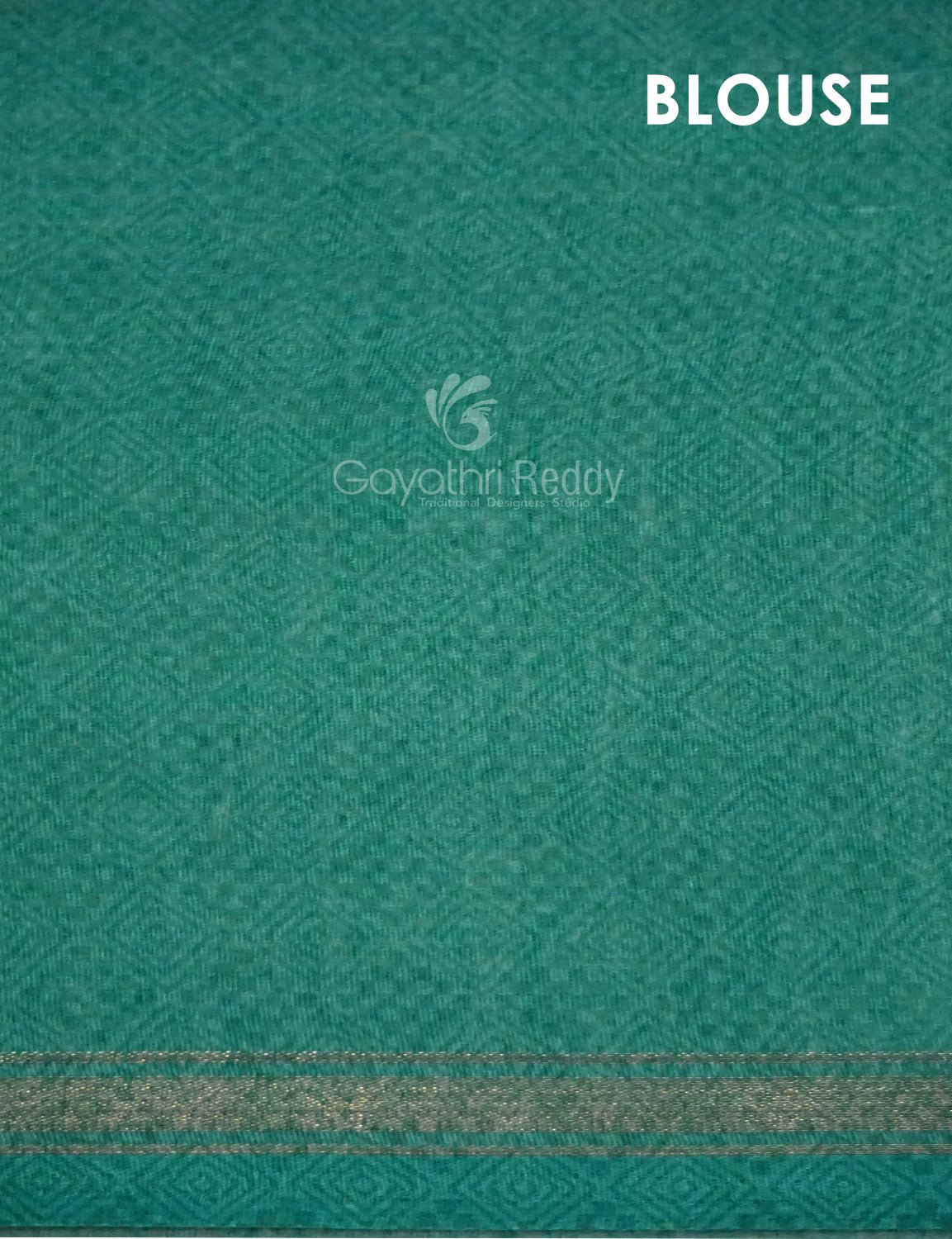Combo of Off White and Rama Green Patan Patola Semi Chanderi Saree By Gayathri Reddy Designer Studio | Swadesiicart