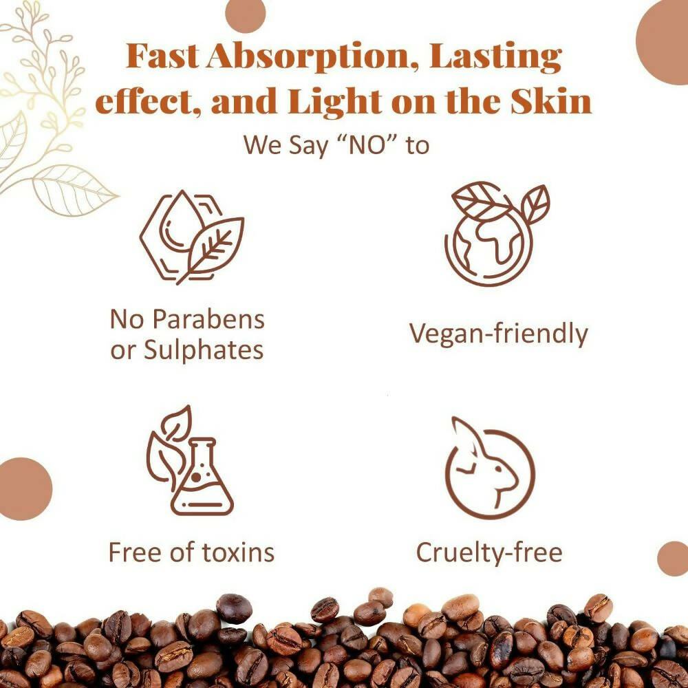 NutriGlow NATURAL'S Raw Irish Coffee Body Lotion - Swadesiicart