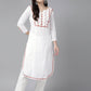 ADA Embroidered Chikankari Cotton Kurta | Swadesiicart