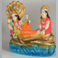 Blissful Polymer Unbreakable Action Lord Vishnu Laxmi Idol - Swadesiicart