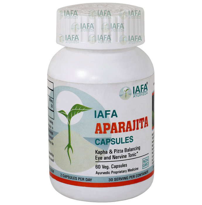 Iafa Ayuveda Aparajita Veg Capsules | Swadesiicart