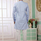 Raivat Ethnic Banarasi Jacquard Embroidery Indo Western Sherwani In Blue Colour | Swadesiicart