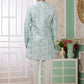 Raivat Ethnic Banarasi Jacquard Embroidery Indo Western Sherwani In Green Colour | Swadesiicart