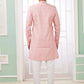 Raivat Ethnic Banarasi Jacquard Embroidery Indo Western Sherwani In Dark Pink Colour | Swadesiicart