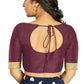 Aastha Fashion Women's Wine Art Silk Designer Traditional Readymade Blouse