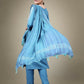 Jyoti Fashion Women's Sky Blue Cotton Blend Embroidery & Sequence work Kurta with Trouser & Dupatta | Swadesiicart