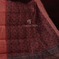 Maroon Colour Patola Design Semi Chanderi Saree By Gayathri Reddy Designer Studio | Swadesiicart