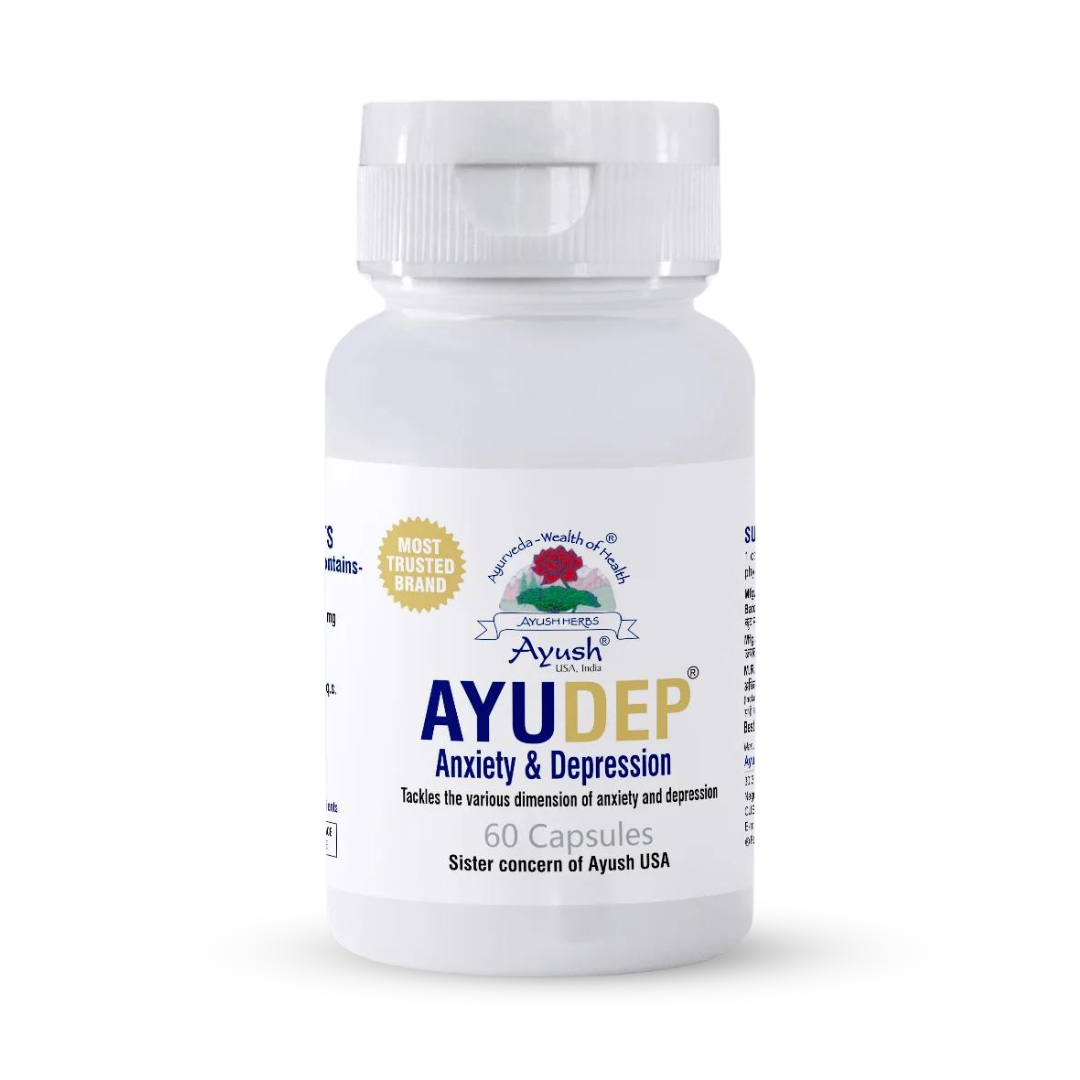 Ayush Herbs Ayudep Anxiety & Depression 60 Capsules