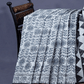 White And Grey Colour Block Print Pure Kota Cotton Saree By Gayathri Reddy Designer Studio | Swadesiicart
