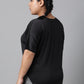 MKH Plus Size Typography Printed Dri-FIT Sports T-Shirt - Swadesiicart
