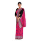 Exclusive Collection 100% Pure Cotton Pink Tant Saree With Hand Weaving Work - Swadesiicart