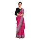 Exclusive Collection 100% Pure Cotton Pink Tant Saree With Hand Weaving Work - Swadesiicart