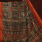 Pista Green Colour All Over Print Semi Chanderi Saree By Gayathri Reddy Designer Studio | Swadesiicart