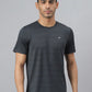 Alcis Striped Slim Fit Anti-Static T-Shirt | Swadesiicart