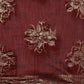 Saree Mall Maroon Floral Linen Blend Banarasi Saree | Swadesiicart