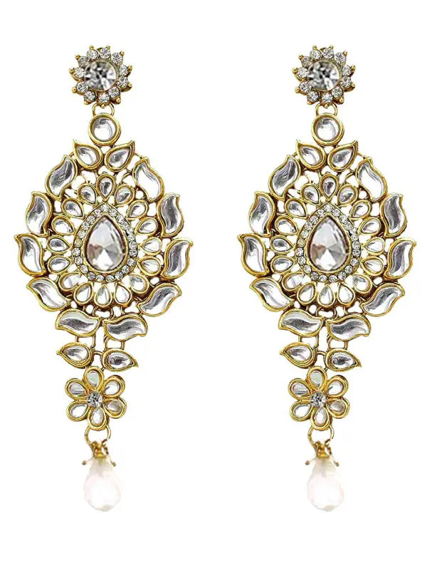 Tehzeeb Creations Traditional Kundan Bridal Set - Swadesiicart