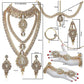 Tehzeeb Creations Traditional Kundan Bridal Set - Swadesiicart