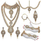 Tehzeeb Creations Traditional Kundan Bridal Set - Swadesiicart