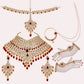 Tehzeeb Creations Bridal Set with sheeshpatti for Girls & Women - Swadesiicart