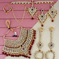 Tehzeeb Creations Bridal Set with sheeshpatti for Girls & Women - Swadesiicart