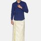 Sethukrishna Men Cream-Coloured Solid Readymade Dhoti | Swadesiicart
