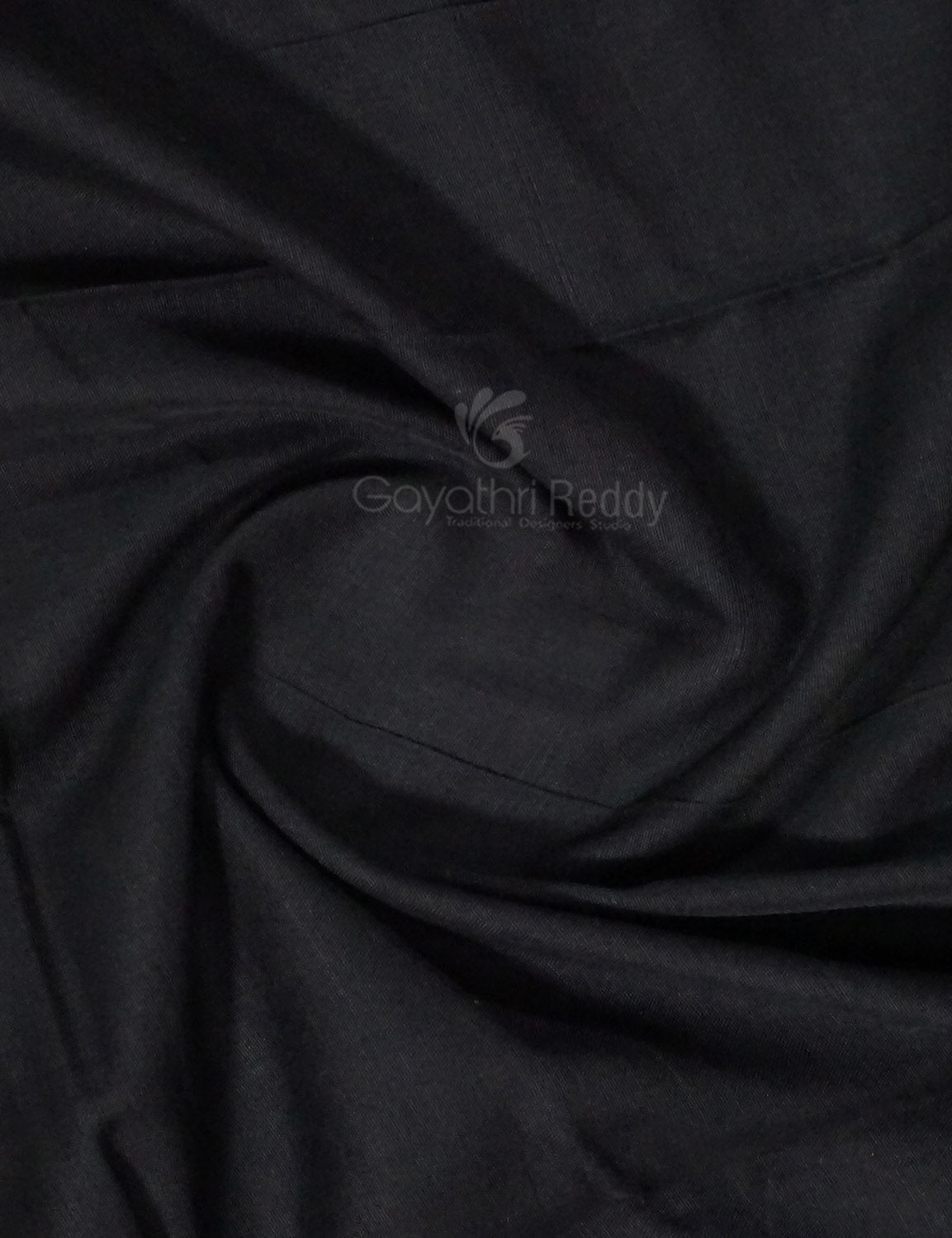 Kalanetha Black Colour Pure Narayanpet Cotton Saree By Gayathri Reddy Designer Studio | Swadesiicart