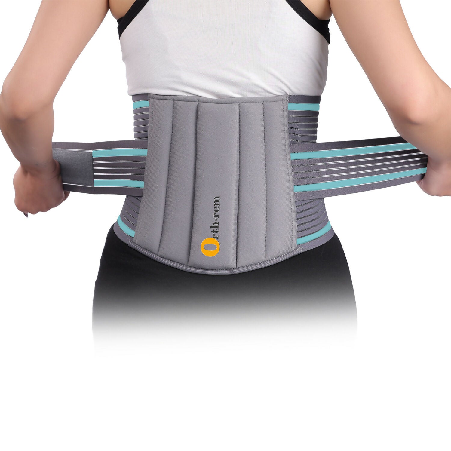 Orth-rem Back Support Brace For Men & Women Lower Back Pain Relief Belt | Swadesiicart