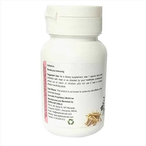 Sewfa Naturals Ashwagandha Extract Capsules - Swadesiicart