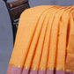 Dual Shade of Orange And Purple Pure Mangalgiri Cotton By Gayathri Reddy Designer Studio | Swadesiicart