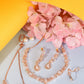 Saraf RS Jewellery Rose Gold-Polished AD Studded Designer Jewellery Set