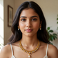 White Agate necklace Set