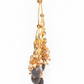 New Stylish Ethnic Partywear Gray Hoops Kundan Earrings for Womens by House of Ree | Swadesiicart