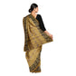 Exclusive Collection 100% Pure Cotton Dark Mustard Tant Saree With Hand Weaving Work - Swadesiicart