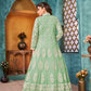 Anaita Light Green Embroidered Net Anarkali Suit