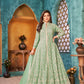 Anaita Light Green Embroidered Net Anarkali Suit
