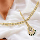 Tehzeeb Creations Traditional Designer Kundan Stone Green Meenakari Choker Bridal Set | Swadesiicart