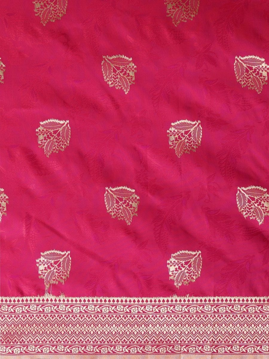 Anouk Woven Design Zari Silk Blend Banarasi Saree | Swadesiicart