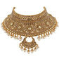 Tehzeeb Creations Traditional Stone Bridal Set 7 Pcs. For Girls & Women - Swadesiicart